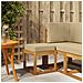 Panca da esterno Legno di Acacia Massello Naturale - Foto miniatura 2