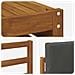 Set divani 7 pcs Naturale e Antracite Legno di Acacia Massello - Foto miniatura 8