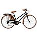 Bici Misura 28 City Bike Vintage Linea Sport Peugeot Bicicletta Da Donna Con Cambio 6v Completa Di Accessori Luci A Led - 44 Nero Opaco - Foto miniatura 1