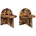 Comodino 2 pcs Rovere Fumo 40 x 35,5 x 45,5 cm - Foto miniatura 1