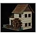 Costruzioni Legno Casa con Mulino 196pz 3016 - Foto miniatura 1