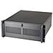 CASE 19" UNC-410S-B 4U 360W, 48,26 cm, 50,5 cm, 17,7 cm, 360W ATX HPC-360-202-DF, 2 x 90mm, External - 3x 5 1/4" 1x 3, 5" Internal - 2x 3, 5" - Foto miniatura 1