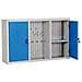 Armadio 2 Ante Pannello Forato Portattrezzi Porta Utensili Portautensili Attrezz - Foto miniatura 1