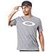 T-shirt Oakley O-bold Ellipse Grigio Heather Grigio (s, Grigio)  - Foto miniatura 1