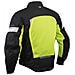 Giacca Moto Estiva Tessuto Rete Mesh Traspirante Protezioni Ce Fluo S - Foto miniatura 2