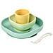 Set Pappa In Silicone 4 Pz Giallo E Verde - Foto miniatura 5