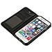 Wallet Folio Case, Cover A Libro - Apple Iphone 6 / 6s - Nero - Foto miniatura 3