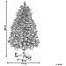 Albero Di Natale Artificiale 180 Cm Verde Huxley - Foto miniatura 4