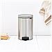 Pattumiera A Pedale Pedal Bin New Icon 24x32,5x40 Cm Inox Satinato 12 Litri - 113604 - Foto miniatura 3