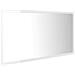 Specchio da Bagno LED Bianco Lucido 90x8,5x37 cm in Acrilico - Foto miniatura 7