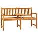 Panca Giardino 3 Posti con Tavolino 150 cm Legno Massello Teak - Foto miniatura 1