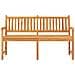 Panca Giardino 3 Posti con Tavolino 150 cm Legno Massello Teak - Foto miniatura 3