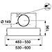 Cappa A Soffitto 90cm 66db 839m3/h Acciaio Inox - 6509916 - Foto miniatura 2