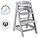 Seggiolone Sit Up Click - Cresce con il bambino - Innovativa chiusura a scatto - Legno grigio - Foto miniatura 2