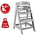 Seggiolone Sit Up Click - Cresce con il bambino - Innovativa chiusura a scatto - Legno grigio - Foto miniatura 6
