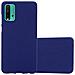 Custodia Compatibile Con Xiaomi Redmi 9t / Poco M3 In Frost Blu Scuro - Coperchio Protettivo In Silicone Tpu Flessibile - Foto miniatura 1