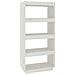 Libreria / divisorio Bianco 60x35x135 Cm Legno Massello Di Pino - Foto miniatura 2