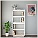 Libreria / divisorio Bianco 60x35x135 Cm Legno Massello Di Pino - Foto miniatura 3