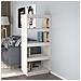 Libreria / divisorio Bianco 60x35x135 Cm Legno Massello Di Pino - Foto miniatura 1