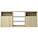 Mobile Porta TV con Luci LED Rovere Sonoma 120x30x50 cm - Foto miniatura 10