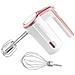 Sbattitore a Batteria SHM 9000WH con 3  Velocità Potenza 50 W Adattatore di Ricarica con Cavo USB-C Colore Bianco/Rosa - Foto miniatura 1