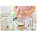 Sbattitore a Batteria SHM 9000WH con 3  Velocità Potenza 50 W Adattatore di Ricarica con Cavo USB-C Colore Bianco/Rosa - Foto miniatura 8
