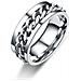 Anello Antistress Con Funzione Di Apertura Bottiglia Argento 20,7 Mm Silver S - Foto miniatura 1