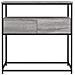Tavolino Consolle Grigio Sonoma 75x40x75 Cm Legno Multistrato - Foto miniatura 9