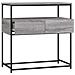 Tavolino Consolle Grigio Sonoma 75x40x75 Cm Legno Multistrato - Foto miniatura 10