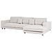Divano Angolare 4 Posti Bianco Sinistro Lofoten - Foto miniatura 3