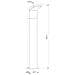 Tucanae Lampione Moderno Led 16w Sensore Movimento Palo Luce Giardino Viale Cortile 1650lm Ip54 230v 100cm - Foto miniatura 5