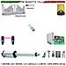 Apricancello Elettrico Kit Base Ricambio Per Cancello Un Anta Da 3,5 Metri Motore Elettromeccanico 220 V Stelo Retratt - Foto miniatura 1