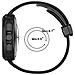 Cinturino In Silicone Per Samsung Watch Ultra 47 Mm Con Chiusura Magnetica Black - Foto miniatura 5