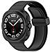 Cinturino In Silicone Per Samsung Watch Ultra 47 Mm Con Chiusura Magnetica Black - Foto miniatura 6