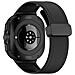Cinturino In Silicone Per Samsung Watch Ultra 47 Mm Con Chiusura Magnetica Black - Foto miniatura 7