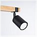 Sollux Lighting Lampada Da Soffitto Fager 2 Nero Sl.1344 - Scandinavo Lampade Da Soffitto Nero/legno Naturale 17.2x38x6 Cm - Foto miniatura 7