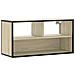 Mobile Tv Rovere Sonoma 80x31x39,5 Cm Legno Multistrato Metallo - Foto miniatura 2