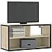 Mobile Tv Rovere Sonoma 80x31x39,5 Cm Legno Multistrato Metallo - Foto miniatura 1