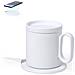 Caricatore Scaldatazze 350 Ml. Senza Fili 15w. Connessione Usb 11x12,5x11 Cm. Colore Bianco - Foto miniatura 1
