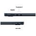 MacBook Air 15'' M4 chip 10-core CPU 10-core GPU, 16GB, 256GB SSD - Mezzanotte - Foto miniatura 7