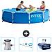 Piscina Fuori Terra - In Giro - 305x305x76 Cm - Blu - Include Accessori Coordinati Cb81 - Foto miniatura 1