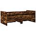 Divano Letto Con Cassetti Senza Materasso Rovere Fumo 75x190 Cm - Foto miniatura 5