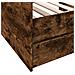 Divano Letto Con Cassetti Senza Materasso Rovere Fumo 75x190 Cm - Foto miniatura 6
