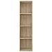 Libreria /mobile Tv Rovere Sonoma 36x30x143 Cm Legno Multistrato - Foto miniatura 5