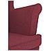 Poltrona con Poggiapiedi Rosso Vino in Tessuto - Foto miniatura 9