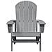Sedie Adirondack  2 pz Grigio Chiaro 74x82x90 cm HDPE, Sedia Adirondack  Grigio Chiaro 74x82x91 cm HDPE - Foto miniatura 5