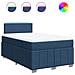 Giroletto a Molle con Materasso Blu 120x190 cm in Tessuto - Foto miniatura 1