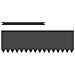 Bordature per Prato 10 pz Nero 100x0,5x30 cm Acciaio - Foto miniatura 1