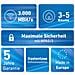 Mesh Set FRITZMESH SET 1600 2-PACK EDITION INTERNATIONAL Dual-band (2.4 GHz / 5 GHz) Wi-Fi 6 (802.11ax) Rosso, Bianco Interno - Foto miniatura 2
