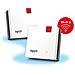 Mesh Set FRITZMESH SET 1600 2-PACK EDITION INTERNATIONAL Dual-band (2.4 GHz / 5 GHz) Wi-Fi 6 (802.11ax) Rosso, Bianco Interno - Foto miniatura 1